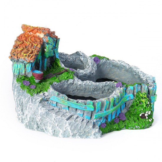 Resin Plant Flower Pot Succulent Container Garden Herb Planter Bonsai Home Decoration Resin Plant Flower Pot Succulent Container Garden Herb Planter Bonsai Home Decoration