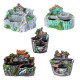 Resin Plant Flower Pot Succulent Container Garden Herb Planter Bonsai Home Decoration