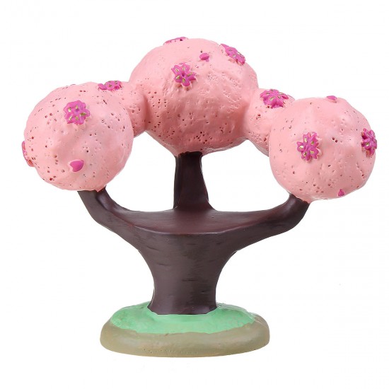 Resin Sakura Micro Landscape Tabletop Miniature Garden DIY Dollhouse Decorations