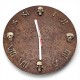 Resin Wall-mounted Skull Head Clock Art Abstract Wall Clock Halloween Home Decorations Resin Wall-mounted Skull Head Clock Art Abstract Wall Clock Halloween Home Decorations
