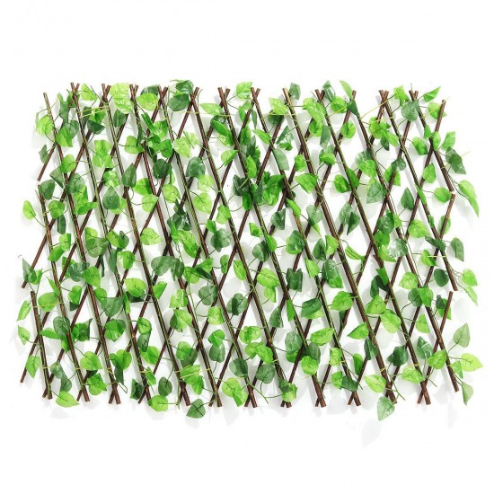 Retractable Artificial Fence Hedge Grass Leaf Flower Panel Mat Garden Decor Retractable Artificial Fence Hedge Grass Leaf Flower Panel Mat Garden Decor