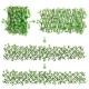 Retractable Artificial Fence Hedge Grass Leaf Flower Panel Mat Garden Decor