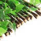 Retractable Artificial Fence Hedge Grass Leaf Flower Panel Mat Garden Decor Retractable Artificial Fence Hedge Grass Leaf Flower Panel Mat Garden Decor