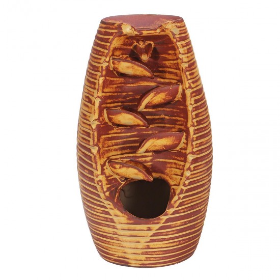 Retro Ceramic Backflow Waterfall Smoke Incense Burner Censer Holder Decor+ Cones Retro Ceramic Backflow Waterfall Smoke Incense Burner Censer Holder Decor+ Cones
