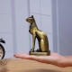 Retro Egyptian Cat Ornament Bronze Alloy Home Decorations Gift Collection Sculpture