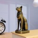 Retro Egyptian Cat Ornament Bronze Alloy Home Decorations Gift Collection Sculpture