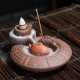 Retro Handmade Porcelain Ceramic Backflow Incense Burner Home Decoration