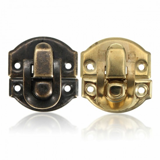 Retro Suitcase Drawer Chest Toggle Latch Catch Mailbox Wooden Jewelry Box Lock Hasp 27x29mm Retro Suitcase Drawer Chest Toggle Latch Catch Mailbox Wooden Jewelry Box Lock Hasp 27x29mm