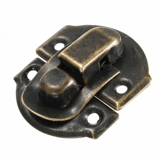 Retro Suitcase Drawer Chest Toggle Latch Catch Mailbox Wooden Jewelry Box Lock Hasp 27x29mm Retro Suitcase Drawer Chest Toggle Latch Catch Mailbox Wooden Jewelry Box Lock Hasp 27x29mm