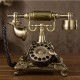 Retro Vintage Push Button Ceramic Antique Telephone Dial Desk Phone Home Decor