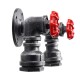 Retro Wall Lamp Industrial Iron Dual Water Pipe Shape Sconce Light Fixture Fitting Home Decor Retro Wall Lamp Industrial Iron Dual Water Pipe Shape Sconce Light Fixture Fitting Home Decor