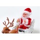 Riding Deer Santa Claus Doll Walking Music Doll Santa Claus Music Deer Cart Gift Riding Deer Santa Claus Doll Walking Music Doll Santa Claus Music Deer Cart Gift