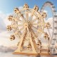 TG401 Ferris Wheel Modern 3D Wooden Puzzle Model Building Learning Education