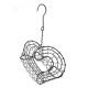 Romantic Iron Wire Heart Shape Succulent Pot Iron Hanging Planter Plant Frame Bracket