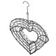 Romantic Iron Wire Heart Shape Succulent Pot Iron Hanging Planter Plant Frame Bracket