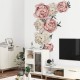Romantic Peony Flowers Wall Sticker Art Decal Background Living Room Home Decor Romantic Peony Flowers Wall Sticker Art Decal Background Living Room Home Decor