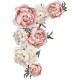 Romantic Peony Flowers Wall Sticker Art Decal Background Living Room Home Decor Romantic Peony Flowers Wall Sticker Art Decal Background Living Room Home Decor