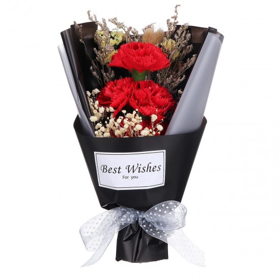 Romantic Rose Soap Artificial Flower Bouquet Wedding Valentine's Day Gifts Decorations Romantic Rose Soap Artificial Flower Bouquet Wedding Valentine's Day Gifts Decorations