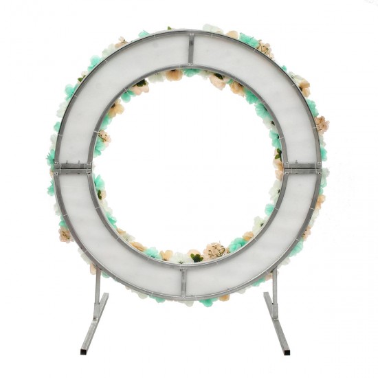 Round Circle Metal Frame Wedding Arch Backdrop Hotel Party Festivals Decor Supplies
