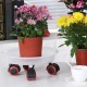Round Rolling Garden Plant Flower Pot Moving Wheels Trolley Plate Resin Stand Round Rolling Garden Plant Flower Pot Moving Wheels Trolley Plate Resin Stand