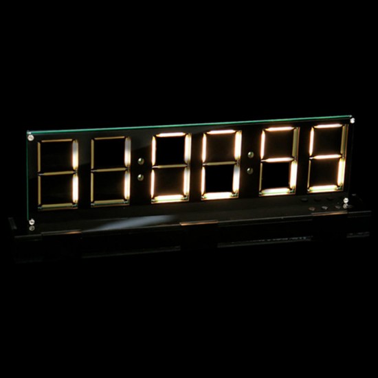 35mm 5V LED Light Filament Glow Clock Electronic Digital Ds1302 Circuit Board DIY Kit Time Display