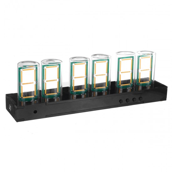 STARK-159 35mm 5V Six Tube LED Light Filament Glow Clock Electronic Digital Ds1302 Circuit Board DIY Kit Time Display STARK-159 35mm 5V Six Tube LED Light Filament Glow Clock Electronic Digital Ds1302 Circuit Board DIY Kit Time Display