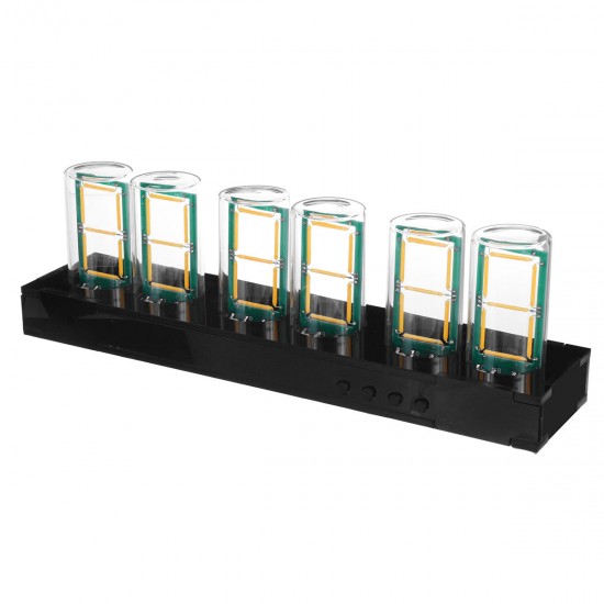 STARK-159 35mm 5V Six Tube LED Light Filament Glow Clock Electronic Digital Ds1302 Circuit Board DIY Kit Time Display STARK-159 35mm 5V Six Tube LED Light Filament Glow Clock Electronic Digital Ds1302 Circuit Board DIY Kit Time Display