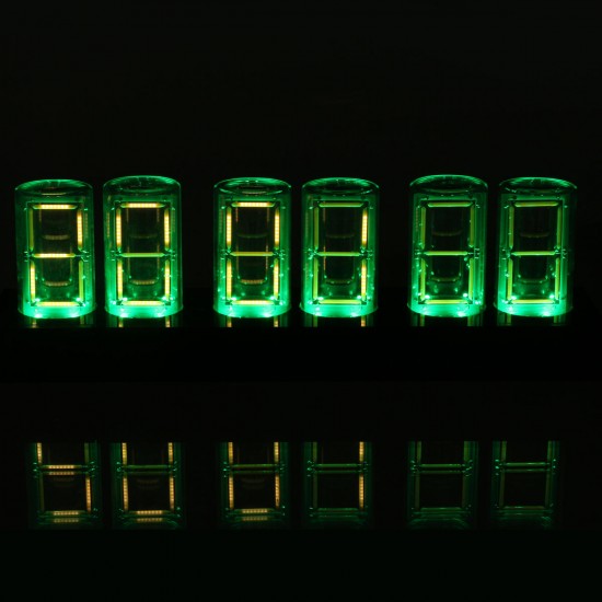 STARK-159 35mm 5V Six Tube LED Light Filament Glow Clock Electronic Digital Ds1302 Circuit Board DIY Kit Time Display