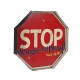 STOP LED Metal Tin Sign Retro Plaque Poster Bar Pub Home Wall Plaque Decorations