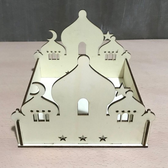 Self-Assembly Puzzle Wooden Building Model Kits DIY Islamic House Stand Rack Ramadan Gifts Decorations Self-Assembly Puzzle Wooden Building Model Kits DIY Islamic House Stand Rack Ramadan Gifts Decorations