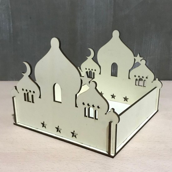 Self-Assembly Puzzle Wooden Building Model Kits DIY Islamic House Stand Rack Ramadan Gifts Decorations Self-Assembly Puzzle Wooden Building Model Kits DIY Islamic House Stand Rack Ramadan Gifts Decorations