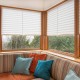 Self-adhesive Non-woven Pleated Blinds Curtains Half Blackout Windows for Bathroom Balcony Living Room Home Window Shades Decor