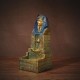 Seraphic Egyptian Pharaoh King Golden Backflow Incense Burner Holder Seraphic Egyptian Pharaoh King Golden Backflow Incense Burner Holder