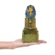 Seraphic Egyptian Pharaoh King Golden Backflow Incense Burner Holder Seraphic Egyptian Pharaoh King Golden Backflow Incense Burner Holder