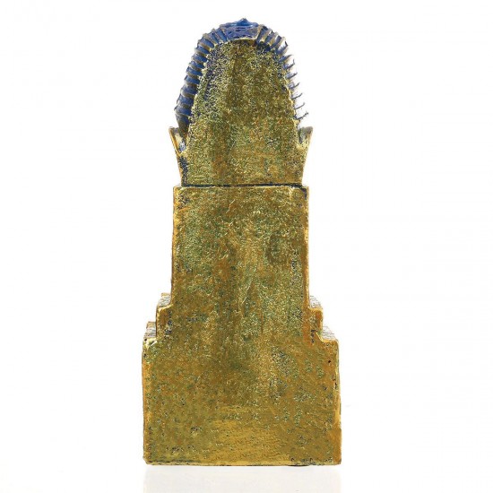 Seraphic Egyptian Pharaoh King Golden Backflow Incense Burner Holder Seraphic Egyptian Pharaoh King Golden Backflow Incense Burner Holder