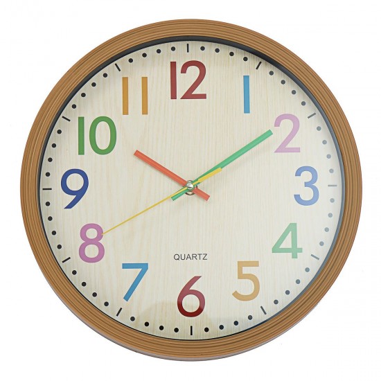 Silent Non-Ticking Quartz Kid Wall Clock Decorative Indoor Quartz Analogue Clock Silent Non-Ticking Quartz Kid Wall Clock Decorative Indoor Quartz Analogue Clock