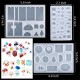 Silicone Casting Resin Molds Set For Resin Jewelry DIY Resin Pendant Bracelet Silicone Casting Mould