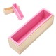 Silicone Loaf Bread Cake Mold Soap Making Mould Biscuit Baking Tool with Wooden Box Silicone Loaf Bread Cake Mold Soap Making Mould Biscuit Baking Tool with Wooden Box