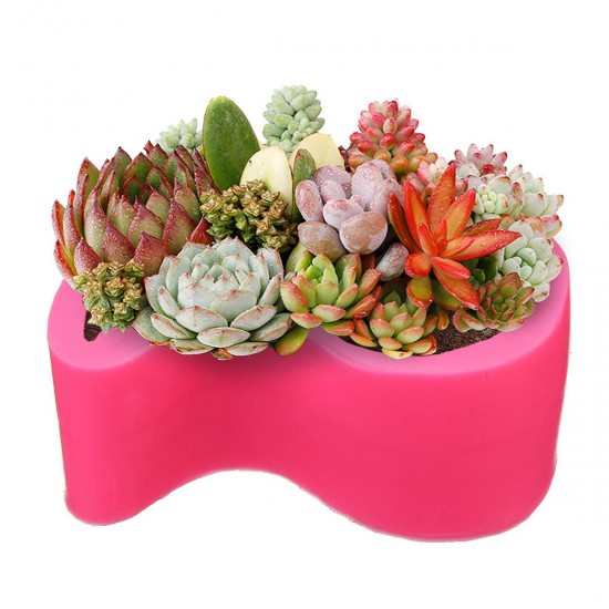 Silicone Mold Gossip Shape Concrete Cement Tabletop Flowerpot Chocolate Mould Crafts Silicone Mold Gossip Shape Concrete Cement Tabletop Flowerpot Chocolate Mould Crafts