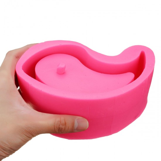 Silicone Mold Gossip Shape Concrete Cement Tabletop Flowerpot Chocolate Mould Crafts Silicone Mold Gossip Shape Concrete Cement Tabletop Flowerpot Chocolate Mould Crafts