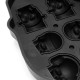 Silicone Skull Shape Ice Cube Mold Tray 3D DIY Maker Bar Chocolate Cake Mould Silicone Skull Shape Ice Cube Mold Tray 3D DIY Maker Bar Chocolate Cake Mould