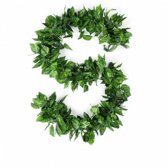 Simulation Creeper Rattan Plastic Leaves Small Leaves Winding Heating Pipe Decorative Vines Blocking Air Conditioning Pipe Simulation Creeper Rattan Plastic Leaves Small Leaves Winding Heating Pipe Decorative Vines Blocking Air Conditioning Pipe