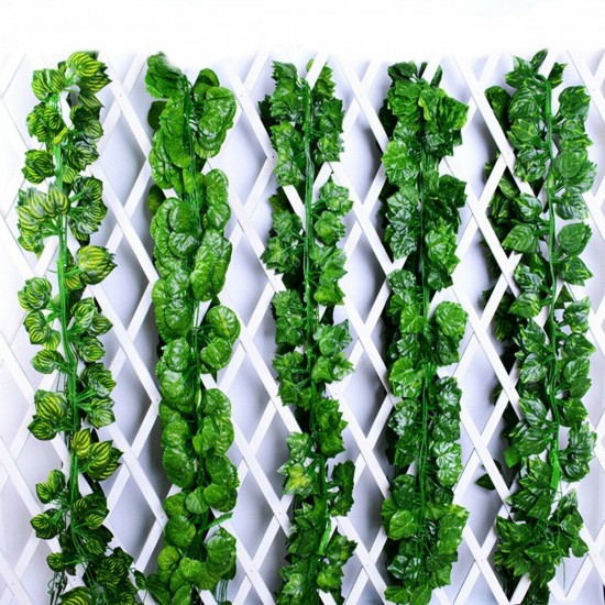 Simulation Creeper Rattan Plastic Leaves Small Leaves Winding Heating Pipe Decorative Vines Blocking Air Conditioning Pipe Simulation Creeper Rattan Plastic Leaves Small Leaves Winding Heating Pipe Decorative Vines Blocking Air Conditioning Pipe