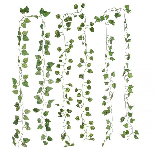 Simulation Creeper Rattan Plastic Leaves Small Leaves Winding Heating Pipe Decorative Vines Blocking Air Conditioning Pipe Simulation Creeper Rattan Plastic Leaves Small Leaves Winding Heating Pipe Decorative Vines Blocking Air Conditioning Pipe