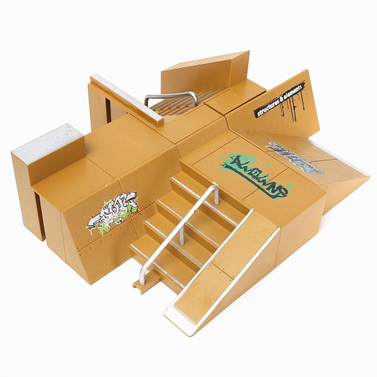 Skate Park Ramp Parts For Tech Deck Fingerboard Finger Board Ultimate Parks 92D Accessories Skate Park Ramp Parts For Tech Deck Fingerboard Finger Board Ultimate Parks 92D Accessories
