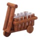 Small Cart Flower Pot Wooden Wheelbarrow Planter Succulent Container Ornament Small Cart Flower Pot Wooden Wheelbarrow Planter Succulent Container Ornament