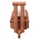 Small Cart Flower Pot Wooden Wheelbarrow Planter Succulent Container Ornament Small Cart Flower Pot Wooden Wheelbarrow Planter Succulent Container Ornament