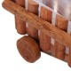 Small Cart Flower Pot Wooden Wheelbarrow Planter Succulent Container Ornament Small Cart Flower Pot Wooden Wheelbarrow Planter Succulent Container Ornament