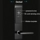 Smart Electronic Fingerprint Lock Smart Home Electronics Door Lock Large Indoor Remote Control By key/card/Password/Mobile App/bluetooth unlock