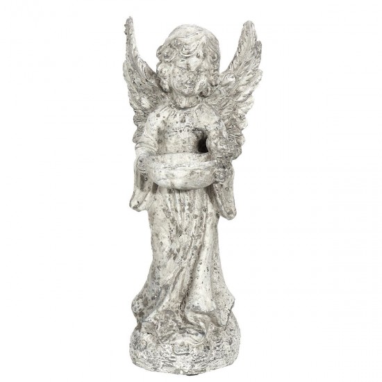 Solar Fairy Angel /Cherub Garden Ornament Statue Figurine Art Sculpture Decorations